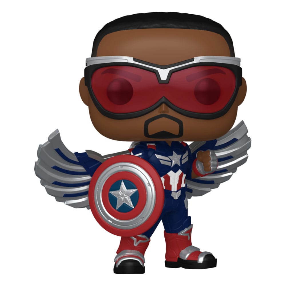 Captain America Brave New World POP! Movies Vinyl Figur Captain America 9 cm - Versand: 7 Tage nach Bestellung