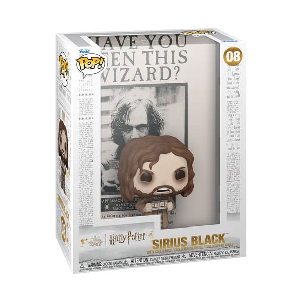 Harry Potter POP! Comic Cover Vinyl Figur Poster w/Sirius Black 9 cm - Preorder - ETA: 20.01.2026