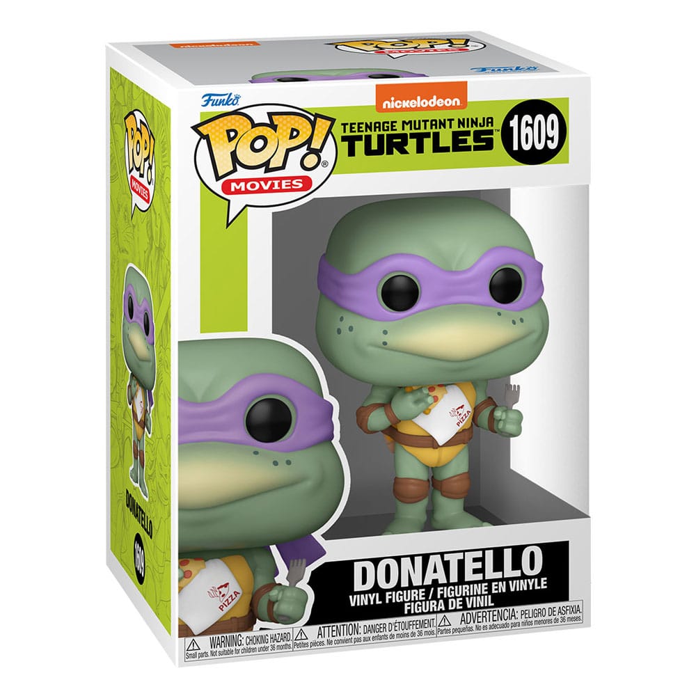 Teenage Mutant Ninja Turtles POP! Movies Vinyl Figur Donatello w/Napkin 9 cm - Versand: 5-7 Tage nach Bestellung