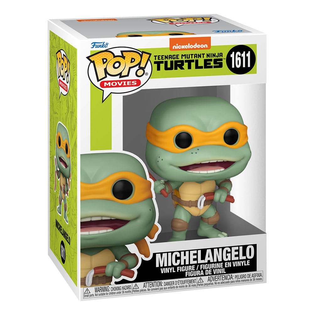 Teenage Mutant Ninja Turtles POP! Movies Vinyl Figur Michelangelo Sausage Link Nunchucks 9 cm - Versand: 5-7 Tage nach Bestellung