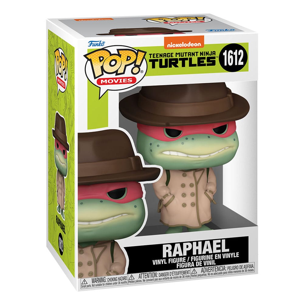 Teenage Mutant Ninja Turtles POP! Movies Vinyl Figur Raphael w/Coat & Hat 9 cm - Versand: 5-7 Tage nach Bestellung