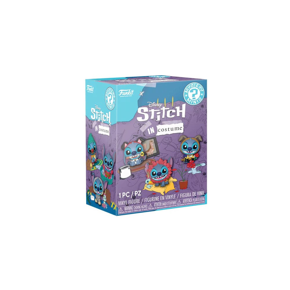 Disney Mystery Minis Minifiguren 5 cm Stitch in Costume Display (12) - Versand: 5-7 Tage nach Bestellung