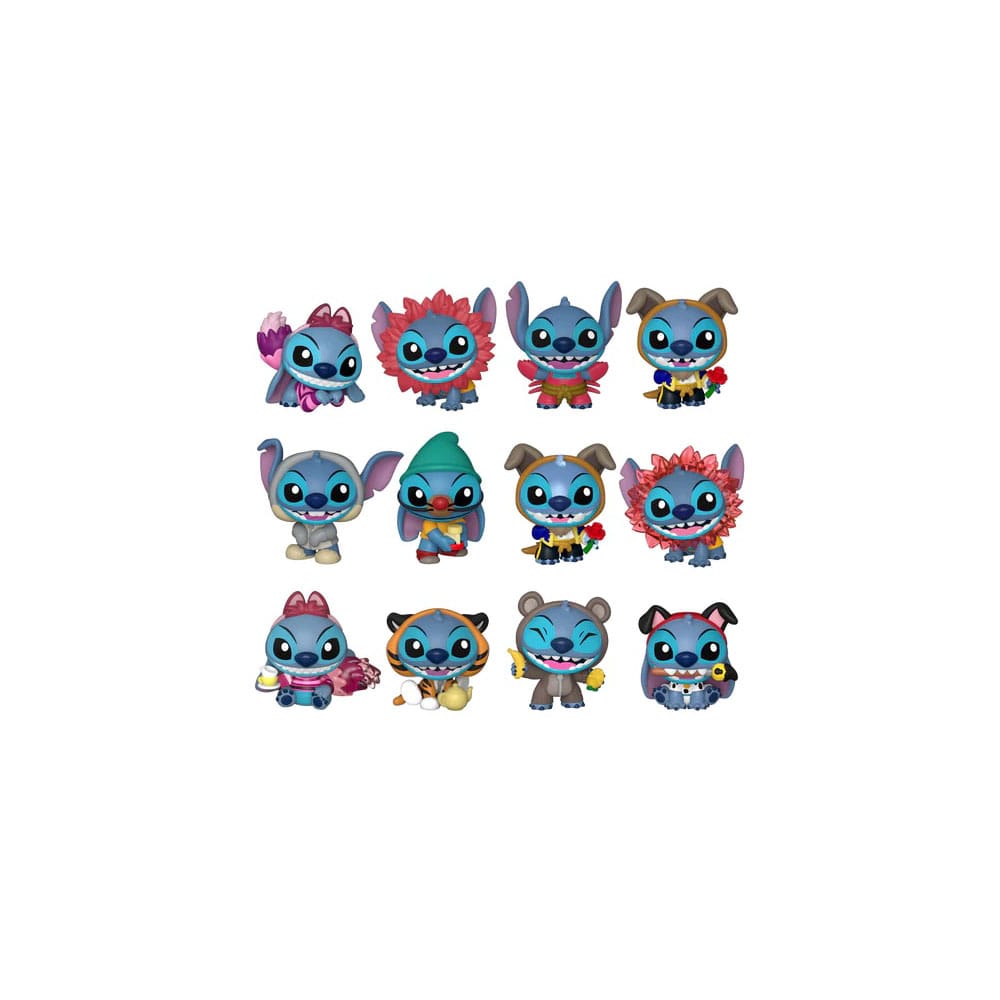Disney Mystery Minis Minifiguren 5 cm Stitch in Costume Display (12) - Versand: 5-7 Tage nach Bestellung