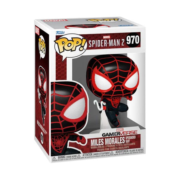Spider-Man 2 POP! Games Vinyl Figur Miles Morales 9 cm - Versand: 5-7 Tage nach Bestellung