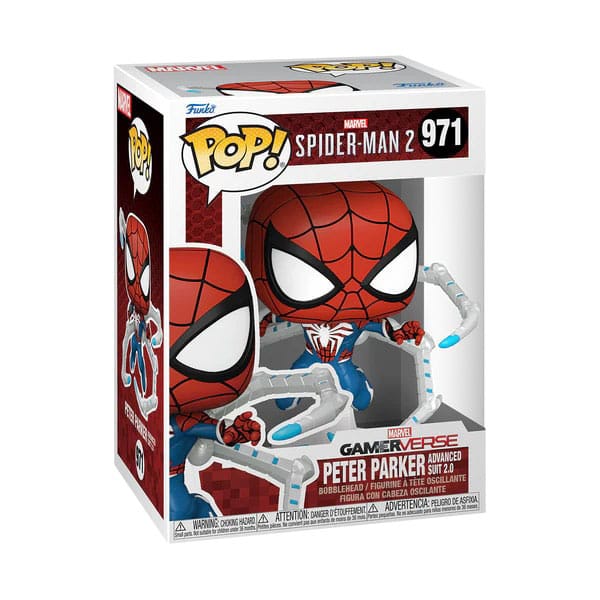 Spider-Man 2 POP! Games Vinyl Figur Peter Parker Suit 9 cm - Preorder - ETA: 05.10.2026