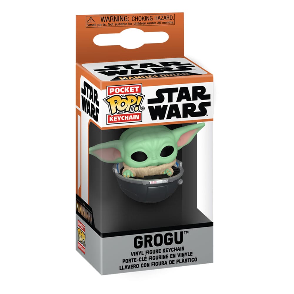 Star Wars: The Mandalorian POP! Vinyl Schlüsselanhänger 4 cm Grogu Display (12) - Preorder - ETA: 29.10.2025