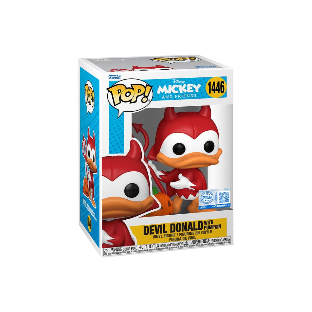 Pop! Disney: Devil Donald with Blacklight Chase Asst. (6) - Versand: 5-7 Tage nach Bestellung