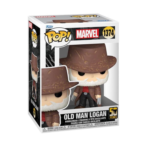Marvel POP! Marvel Vinyl Figur Wolverine 50th - Ultimate Old Man Logan 9 cm - Versand: 5-7 Tage nach Bestellung