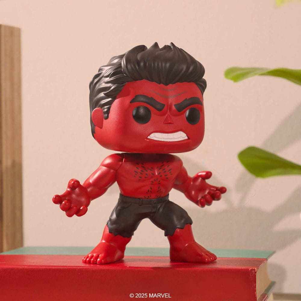 Captain America: Brave New World Super Sized POP! Marvel Vinyl Figur Red Hulk (Retro) 15 cm - Versand: 5-7 Tage nach Bestellung