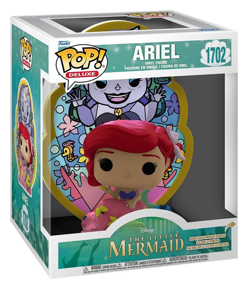 Disney POP! Deluxe Vinyl Figur Ariel(Glass) 9 cm - Versand: 7 Tage nach Bestellung