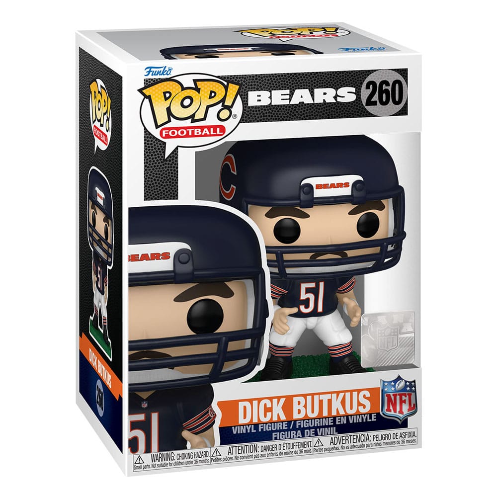 NFL: Legends POP! Sports Vinyl Figur Bears- Dick Butkus 9 cm - Versand: 5-7 Tage nach Bestellung