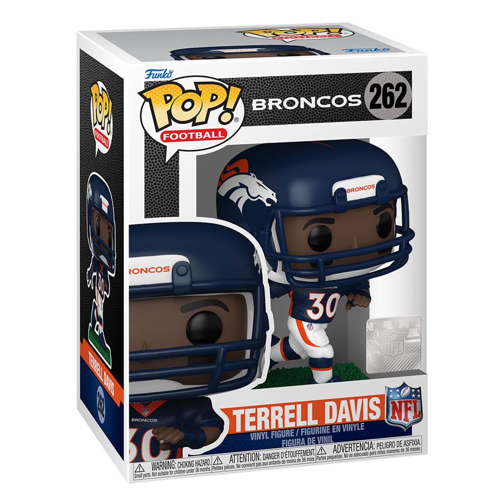 NFL: Legends POP! Sports Vinyl Figur Broncos- Terrell Davis 9 cm - Versand: 5-7 Tage nach Bestellung