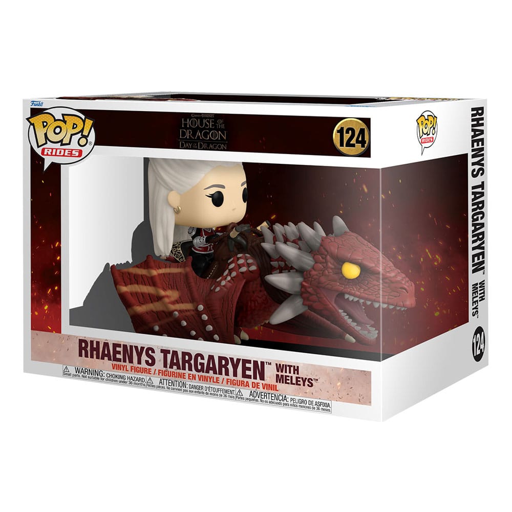House of the Dragon POP! Rides Deluxe Vinyl Figur Rhaenys Targaryen with Meleys 9 cm - Preorder - ETA: 17.07.2026