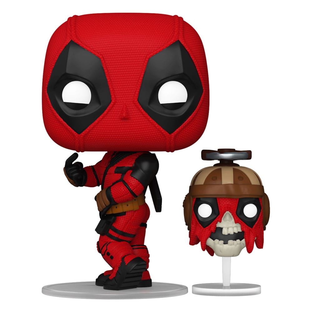 Deadpool 3 POP & Buddy! Vinyl Figur Deadpool w/Headpool 9 cm  - Versand: 5-7 Tage nach Bestellung