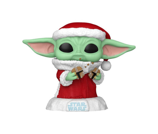 Star Wars: Mandalorian POP! Vinyl Figur Holiday Grogu 9 cm - Versand: 5-7 Tage nach Bestellung