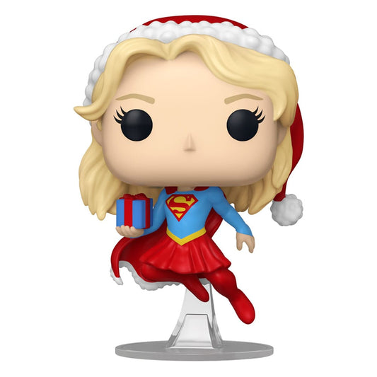 DC Comics POP! Heroes Vinyl Figur Holiday '24- Supergirl 9 cm - sofort lieferbar