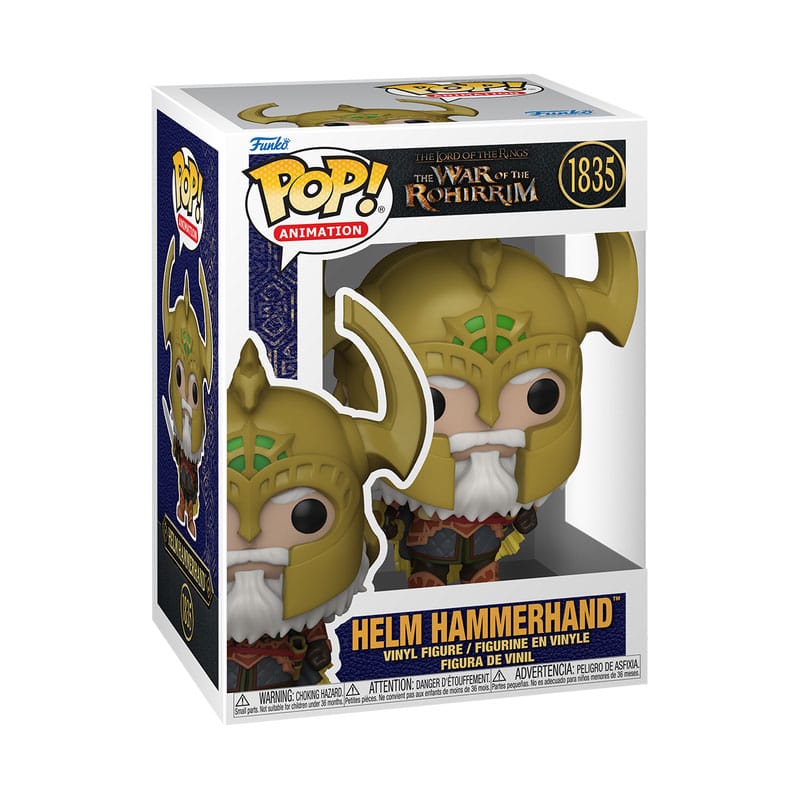 The Lord of the Rings: The War of the Rohirrim POP! Movies Vinyl Figur Helm Hammerhand 9 cm  - Versand: 5-7 Tage nach Bestellung