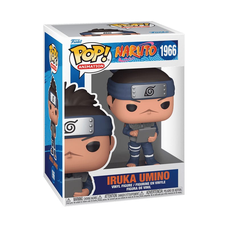 Naruto Classic Pop! Animation Vinyl Figur Iruka Umino 9 cm - Versand: 5-7 Tage nach Bestellung