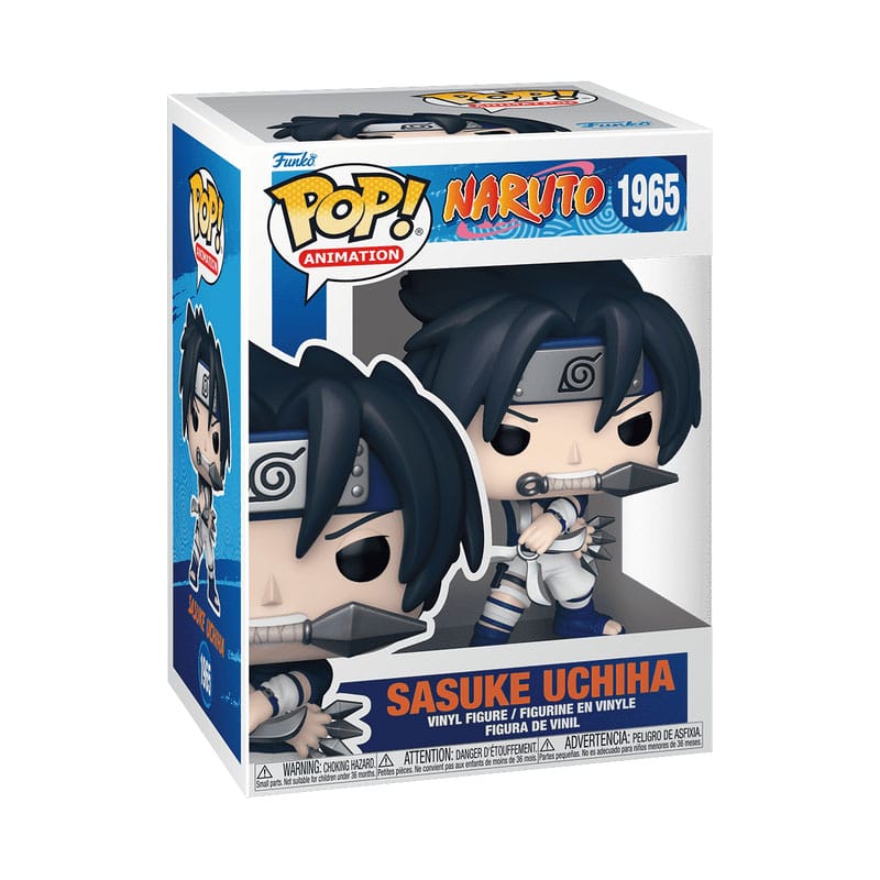 Naruto Classic Pop! Animation Vinyl Figur Sasuke 9 cm - Versand: 5-7 Tage nach Bestellung