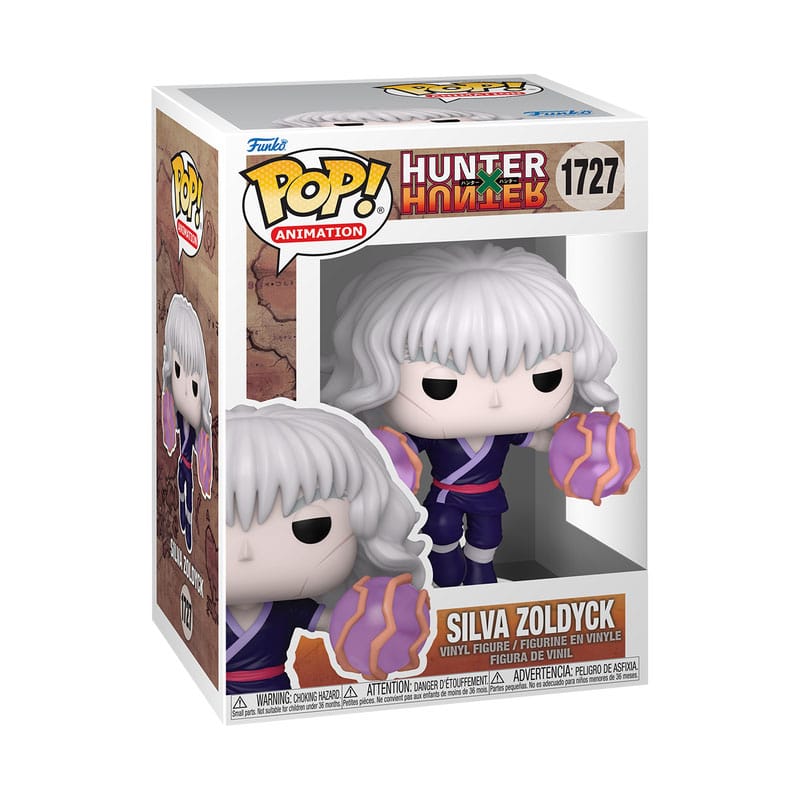 Hunter x Hunter POP! Animation Vinyl Figur Silva Zoldyck 9 cm - Versand: 5-7 Tage nach Bestellung