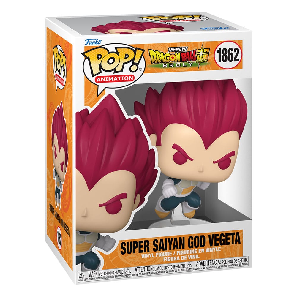 Dragon Ball Super: Broly POP! Animation Vinyl Figur SSG Vegeta 9 cm - Versand: 5-7 Tage nach Bestellung