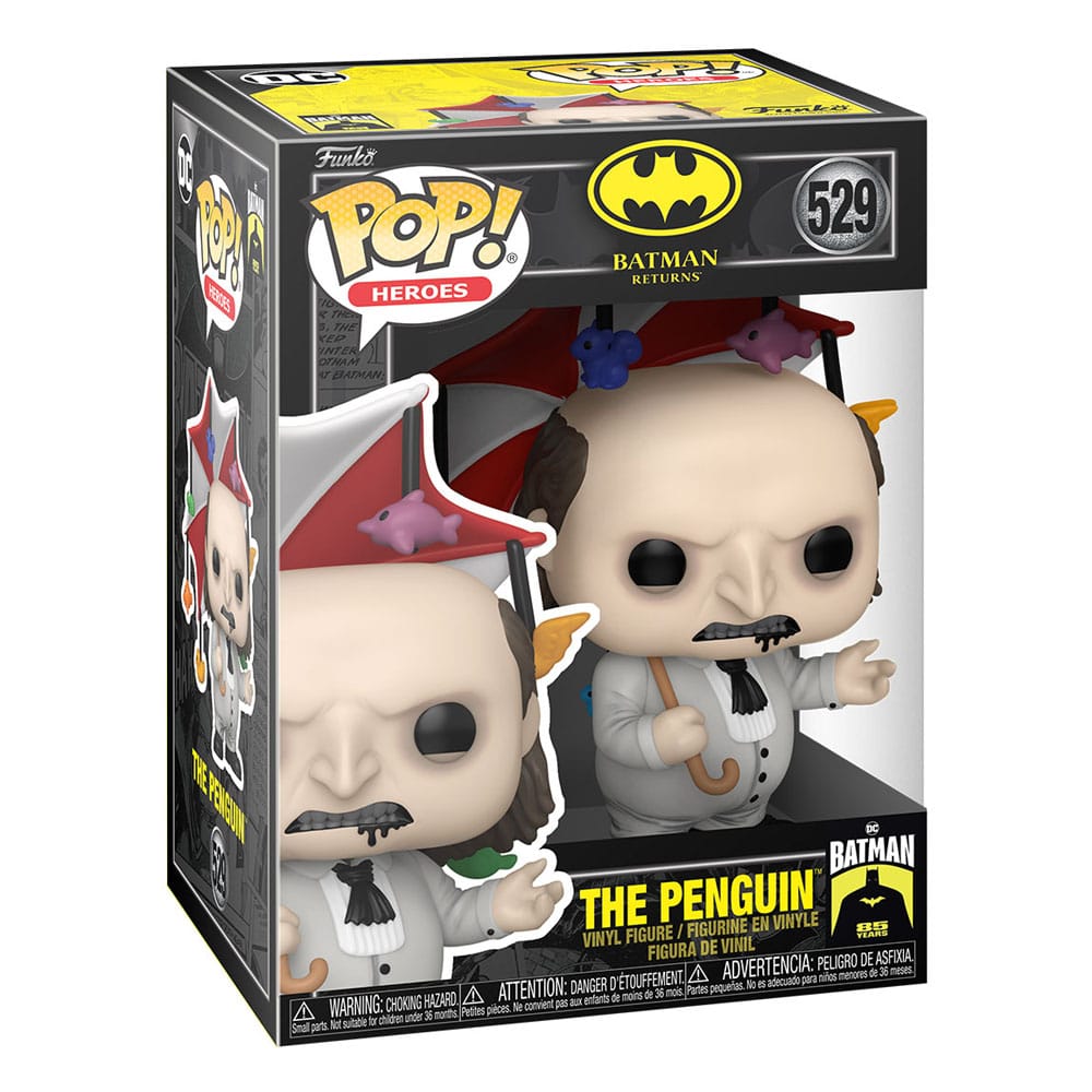Batman 85th Anniversary POP! Movies Vinyl Figur The Penguin 9 cm  - Preorder - ETA: 03.01.2026