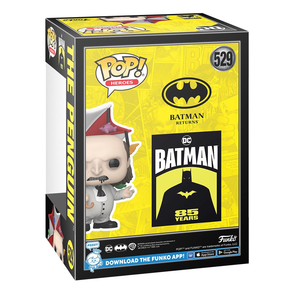 Batman 85th Anniversary POP! Movies Vinyl Figur The Penguin 9 cm  - Preorder - ETA: 03.01.2026