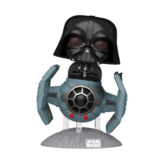 Star Wars: Dark Side POP! Rides Deluxe Vinyl Figur TIE Advanced x1 w/Vader 9 cm - Preorder - ETA: Mitte 03.2025