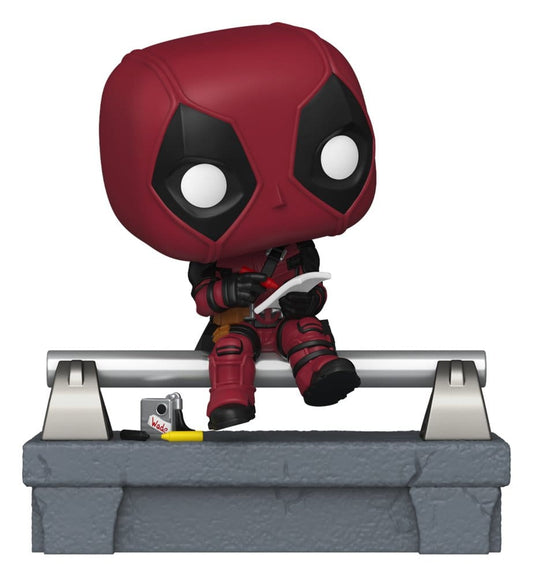 Marvel POP! Deluxe Vinyl Figur Deadpool on Bridge 9 cm - Versand: 7 Tage nach Bestellung
