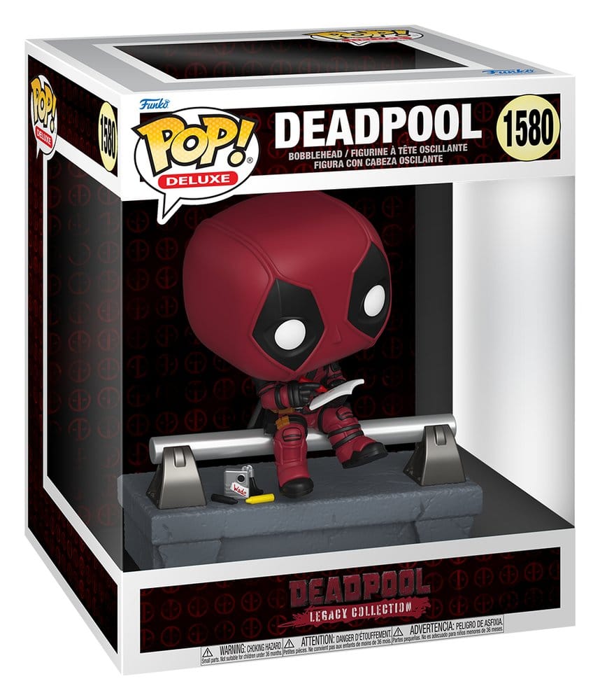 Marvel POP! Deluxe Vinyl Figur Deadpool on Bridge 9 cm - Versand: 7 Tage nach Bestellung