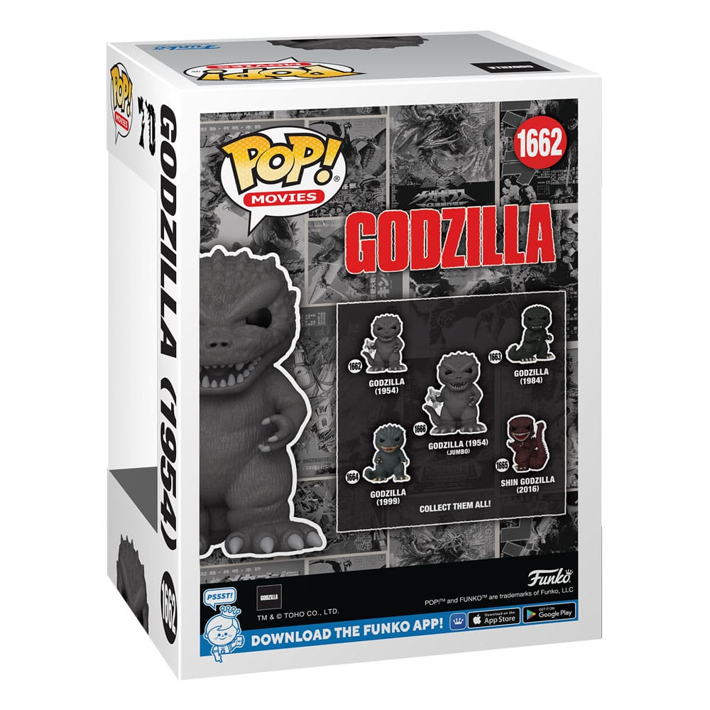 Godzilla 70th Anniversary POP! Movies Vinyl Figur Godzilla 1954 9 cm - Versand: 5-7 Tage nach Bestellung