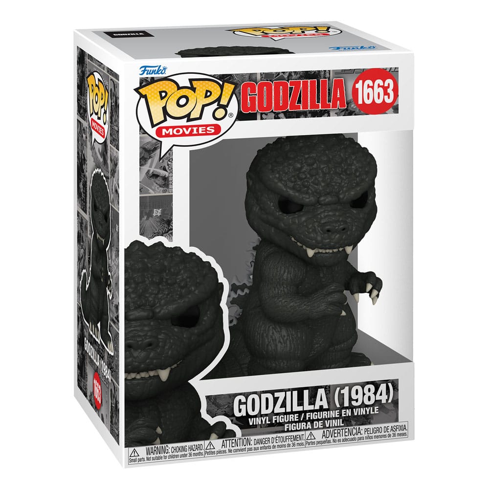 Godzilla 70th Anniversary POP! Movies Vinyl Figuren Godzilla 1984 w/CH 9 cm Sortiment (6) - Preorder - ETA: 24.11.2025