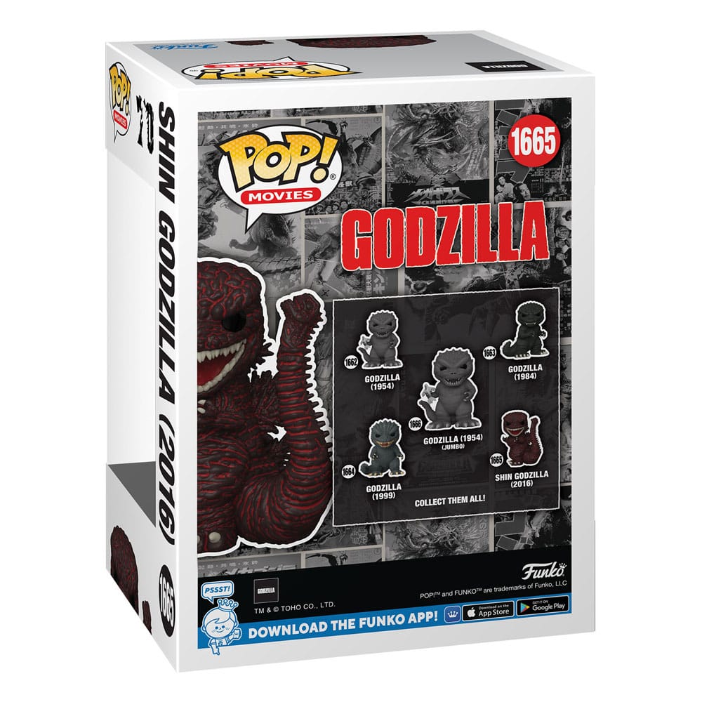 Godzilla 70th Anniversary POP! Movies Vinyl Figur Godzilla 2016 9 cm - Versand: 5-7 Tage nach Bestellung