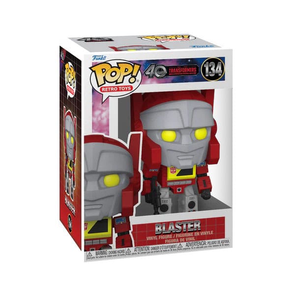 Transformers Retro Series POP! TV Vinyl Blaster 9 cm - Versand: 5-7 Tage nach Bestellung