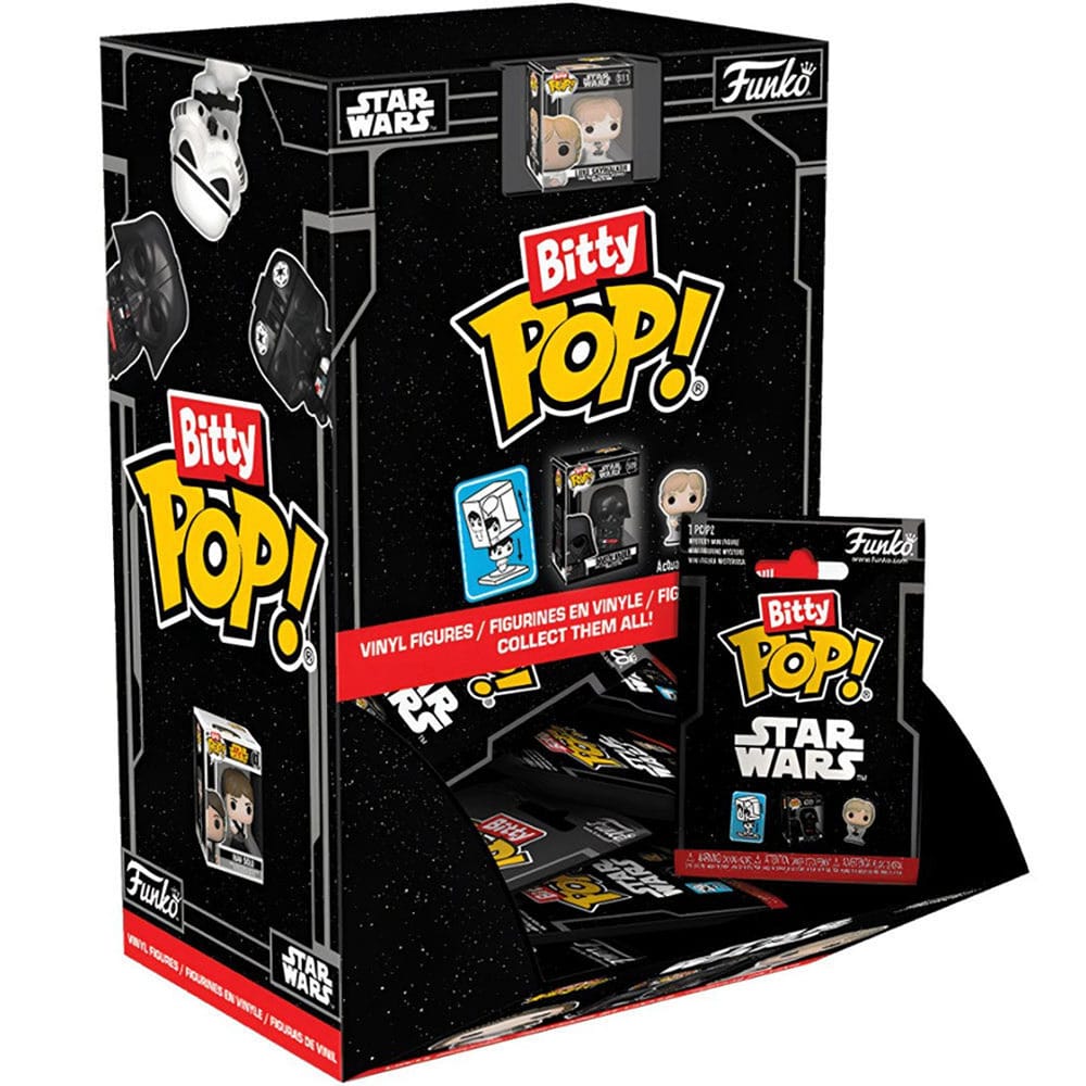 Star Wars Mystery Bitty POP! Vinyl Figuren 2 cm Display (32) - Versand: 5-7 Tage nach Bestellung