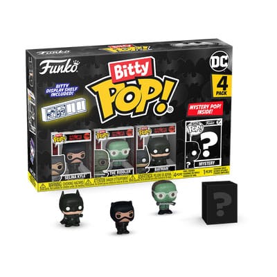 Batman 85th Anniversary Bitty POP! Vinyl Figuren 4er-Pack Catwoman 2,5 cm - Preorder - ETA - Ende 01.2025