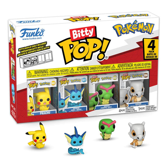 Pokémon Bitty POP! Vinyl Figuren 4er-Pack Series 1 2 cm - Preorder - ETA: 24.11.2025