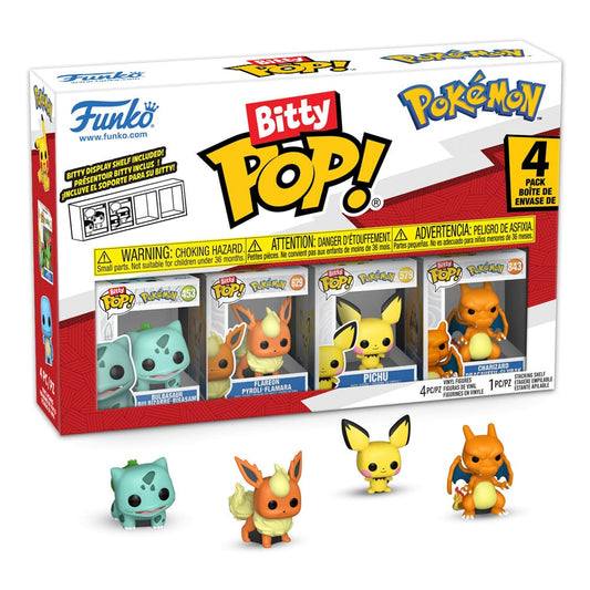 Pokémon Bitty POP! Vinyl Figuren 4er-Pack Series 3 2 cm - Preorder - ETA: 24.11.2025