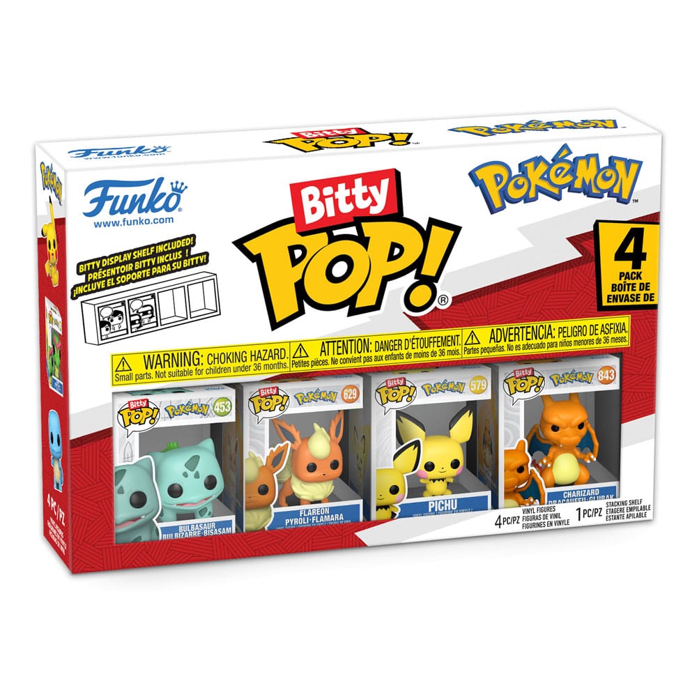 Pokémon Bitty POP! Vinyl Figuren 4er-Pack Series 3 2 cm - Preorder - ETA: 25.08.2025
