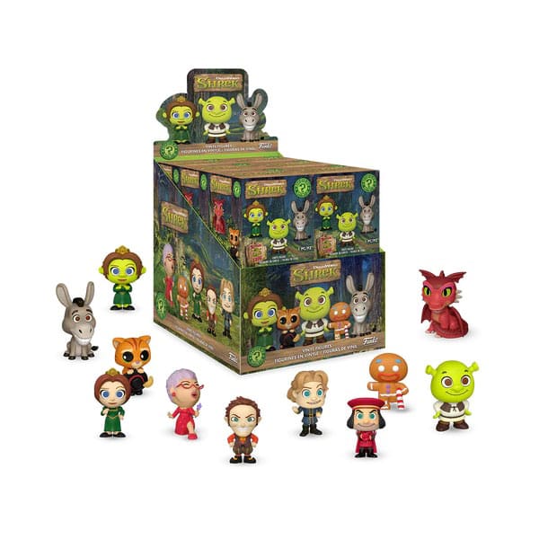 Shrek Mystery Minis Minifiguren 30th Anniversary 5 cm Display (12) - Preorder - ETA: 30.10.2026