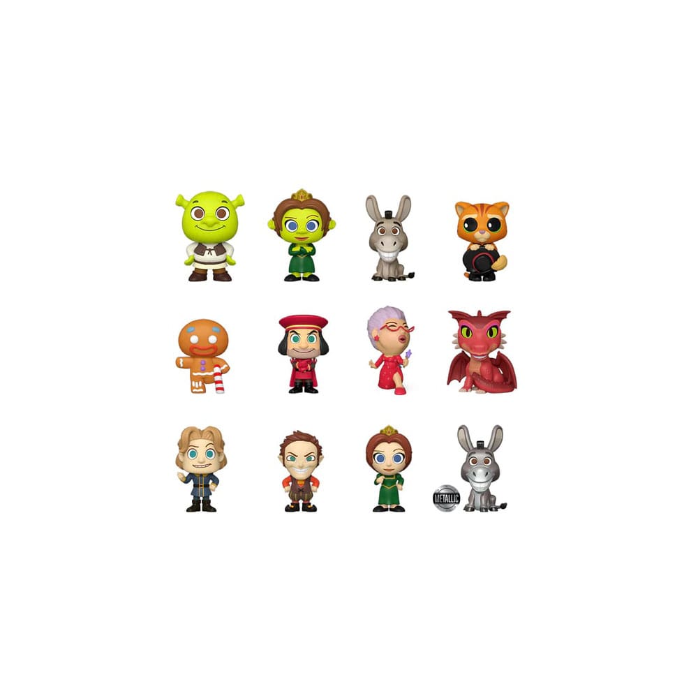 Shrek Mystery Minis Minifiguren 30th Anniversary 5 cm Display (12) - Preorder - ETA: 30.10.2026
