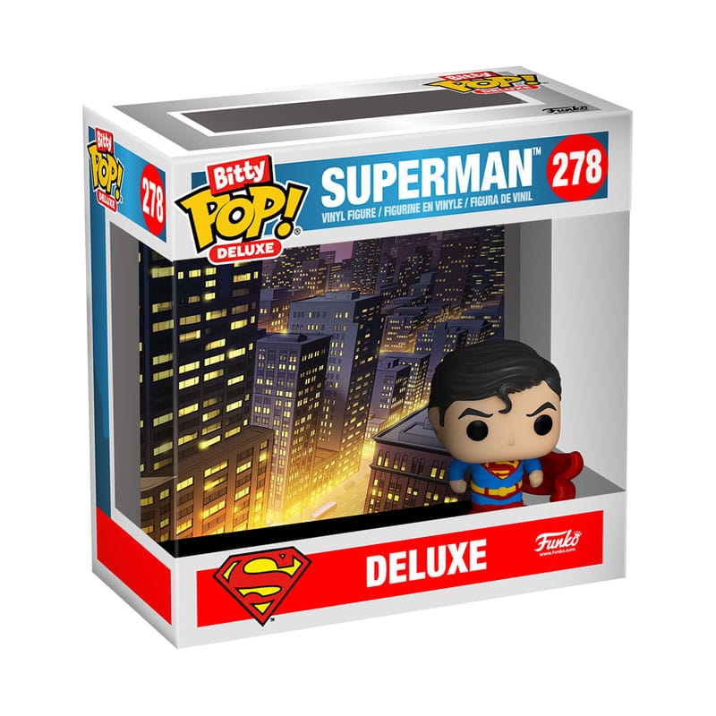 Superman Bitty POP! Deluxe Vinyl Figuren Superman(Gargoyle) Display (12) 2,5 cm - Versand: 5-7 Tage nach Bestellung
