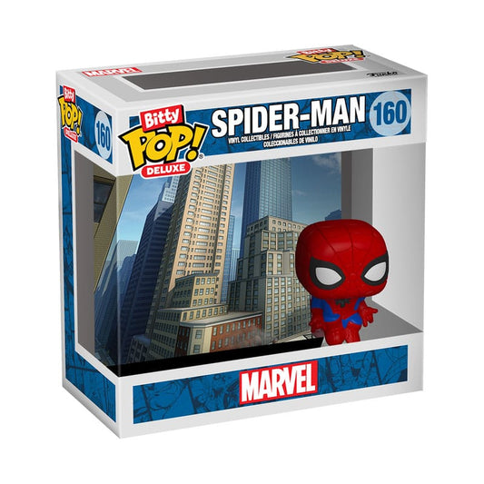 Spider-Man Bitty POP! Deluxe Vinyl Figuren Spider-Man(Cityscape) Display (12) 2,5 cm - Versand: 5-7 Tage nach Bestellung