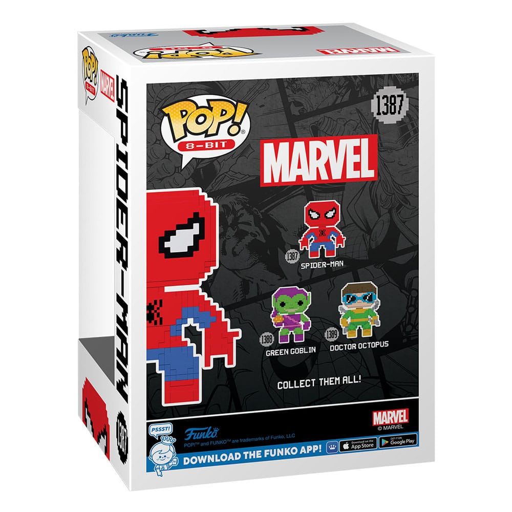 Marvel POP! 8-Bit Vinyl Figur Spider-Man 9 cm - Versand: 5-7 Tage nach Bestellung