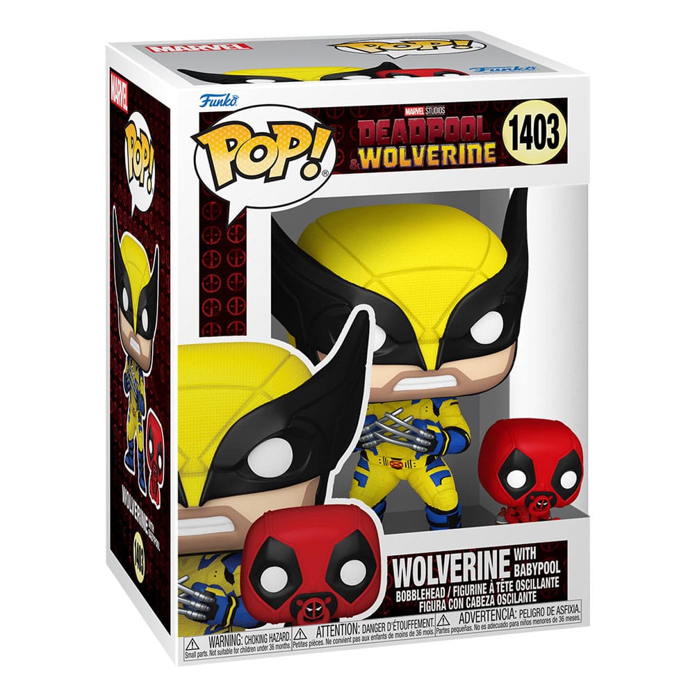 Deadpool 3 POP & Buddy! Vinyl Figur Wolverine w/ Babypool 9 cm  - Preorder - ETA: 16.02.2026