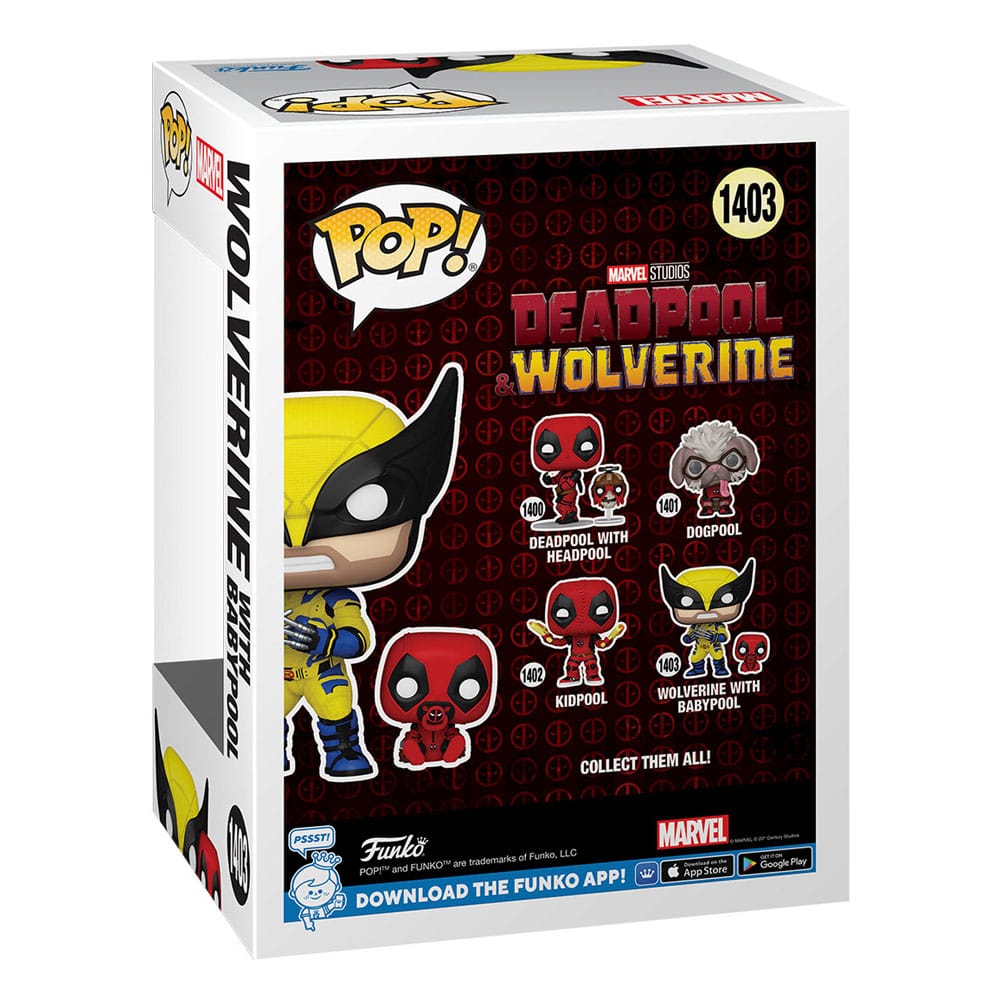 Deadpool 3 POP & Buddy! Vinyl Figur Wolverine w/ Babypool 9 cm  - Preorder - ETA: 16.02.2026