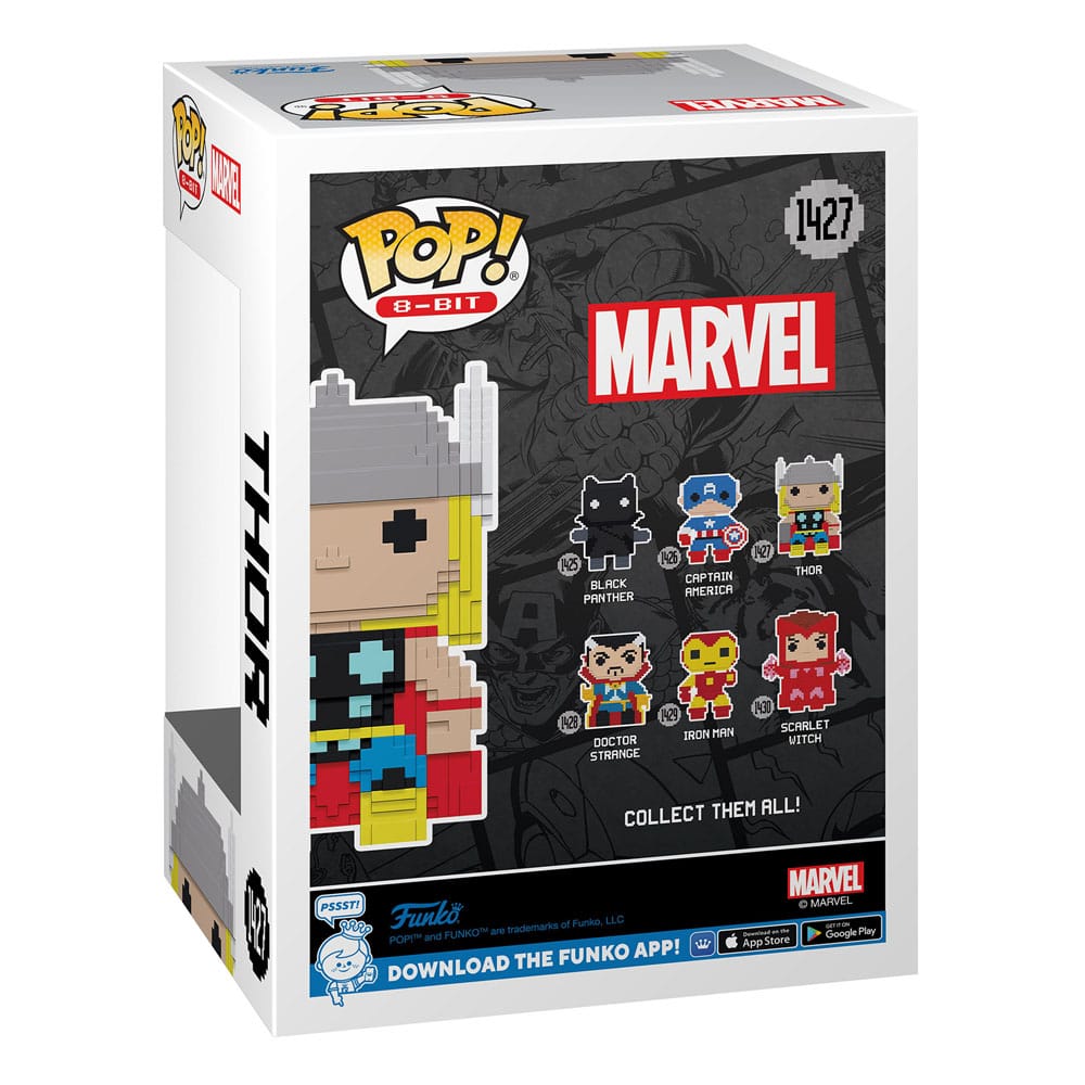Marvel POP! 8-Bit Vinyl Figur Thor 9 cm - Versand: 5-7 Tage nach Bestellung