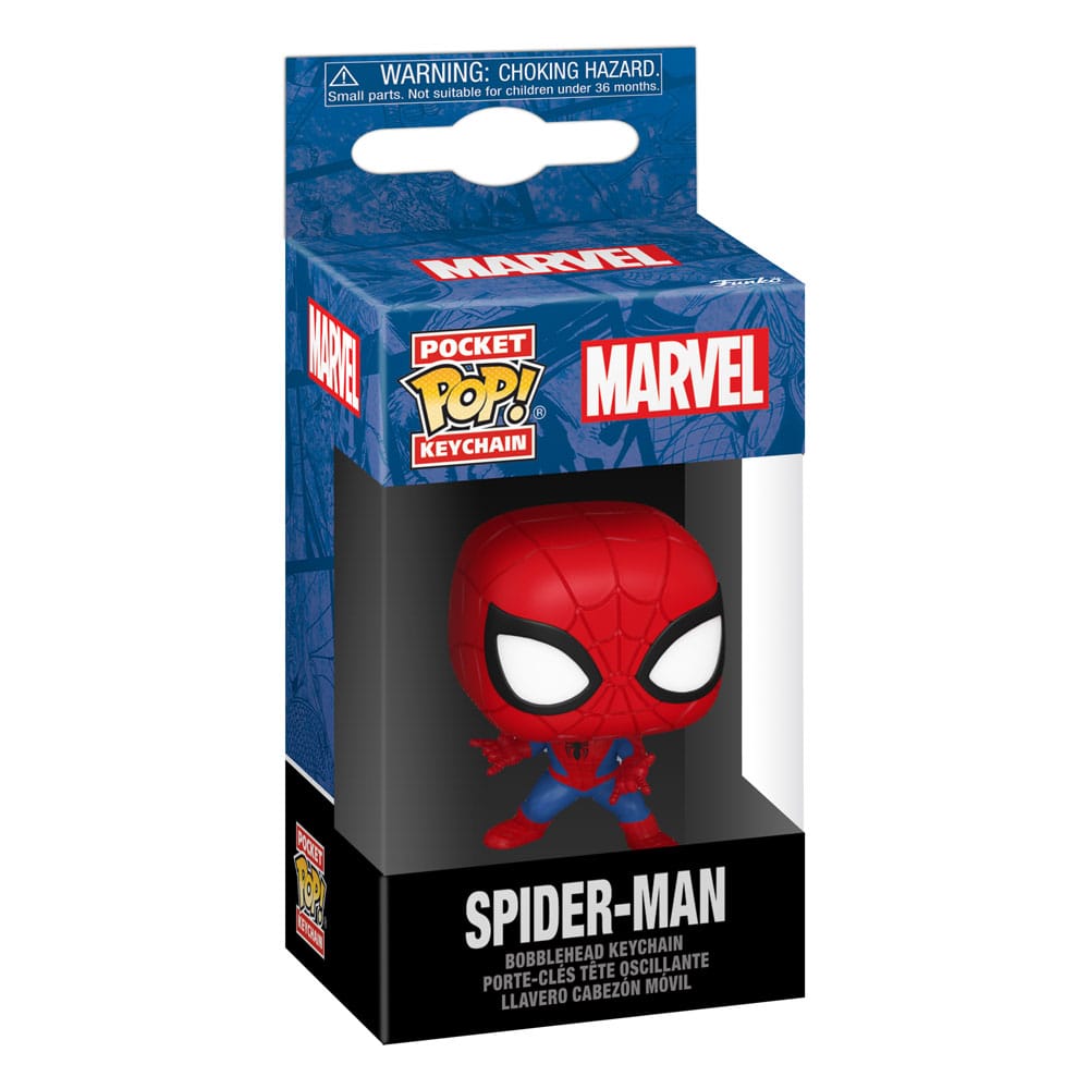 Marvel POP! Vinyl Schlüsselanhänger 4 cm New Classics - Spider-Man Display (12) - Preorder - ETA: 16.02.2026
