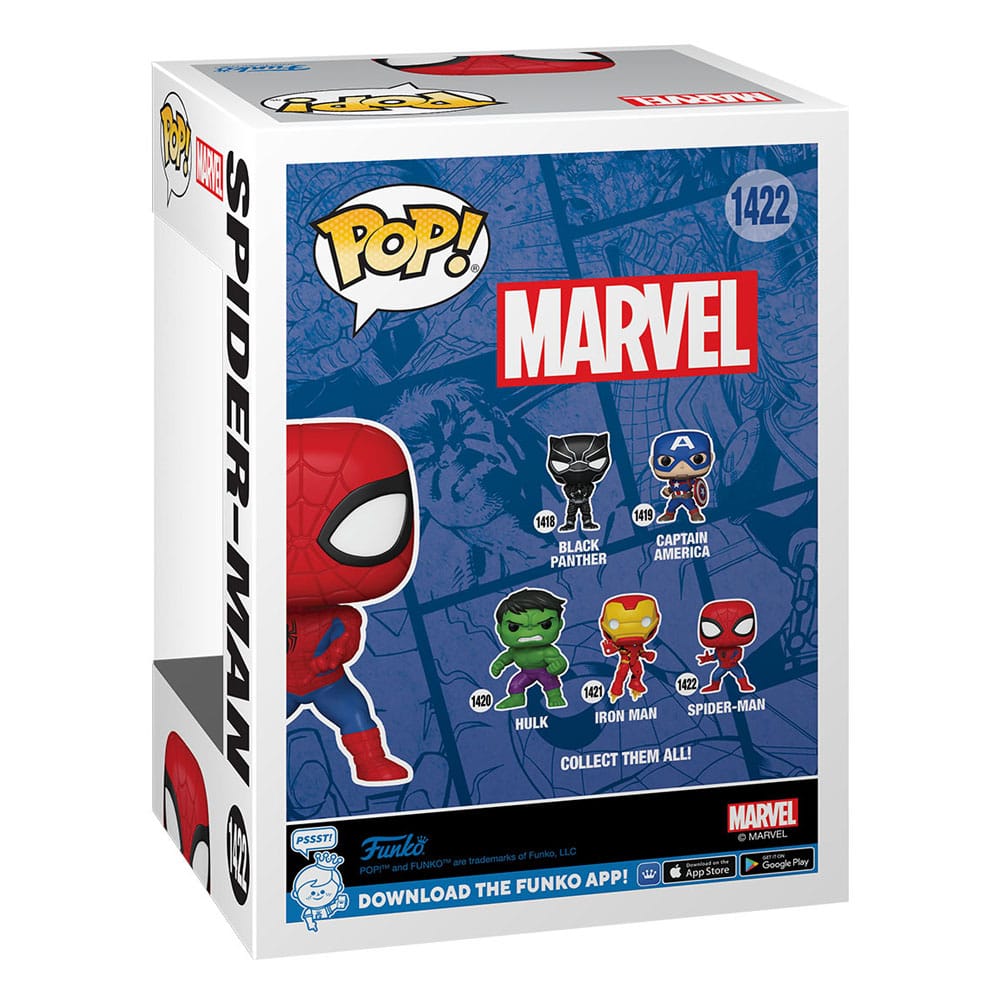Marvel New Classics POP! Vinyl Figur Spider-Man 9 cm - Versand: 5-7 Tage nach Bestellung