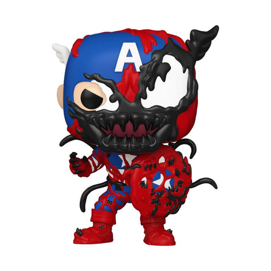 Marvel POP! Vinyl Figur Carnageized - Captain America 9 cm  - Versand: 5-7 Tage nach Bestellung